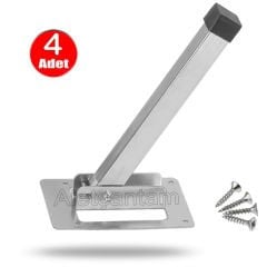 Aletçantam Sofra Ayağı Katlanır Açılır Kapanır 20cm Masa Ayak - 4 Adet