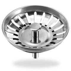 Aletçantam Çöpmak Mutfak lavabo Sifon Gider Metal Tıpa Süzgeci 8cm