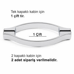 Duşakabin Kulbu Duş Kabin Kulp Kapak Kolu (1 çift fiyatıdır)