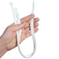 Aletçantam Kablo Bağı Plastik Kelepçe Cırt Amerikan Kelepçesi 100 Adet -7.6x450mm