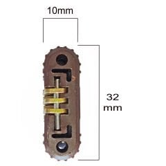 Aletçantam Küçük Kırma Menteşe Akordiyon Katlanır Gizli Masa Menteşesi -2 Adet