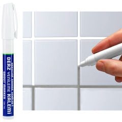 Aletçantam Derz Kalemi Fayans Seramik Derz Arası Boşluk Yenileme Kalemi -  Beyaz