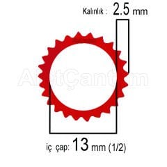 ALETÇANTAM SİLİKONLU BAHÇE HORTUMU YUMUŞAK KIRILMAZ HORTUM 1/2 30 MT
