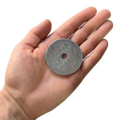 55mm Büyük Kalın Demir Pul Galvanizli Şase Vida Civata Pulu -10 Adet