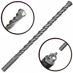 Uzun Boy Beton Duvar Delici Elmas Matkap Ucu 10x570 (57cm Boy)