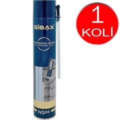 Sibax Poliüretan Köpük 750ML Montaj Dolgu Köpüğü 600gr- 16 Adet